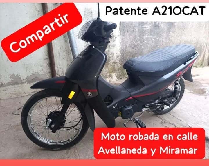 obo de una moto en avellaneda y miramar: un hombre fue atacado a golpes por dos encapuchados