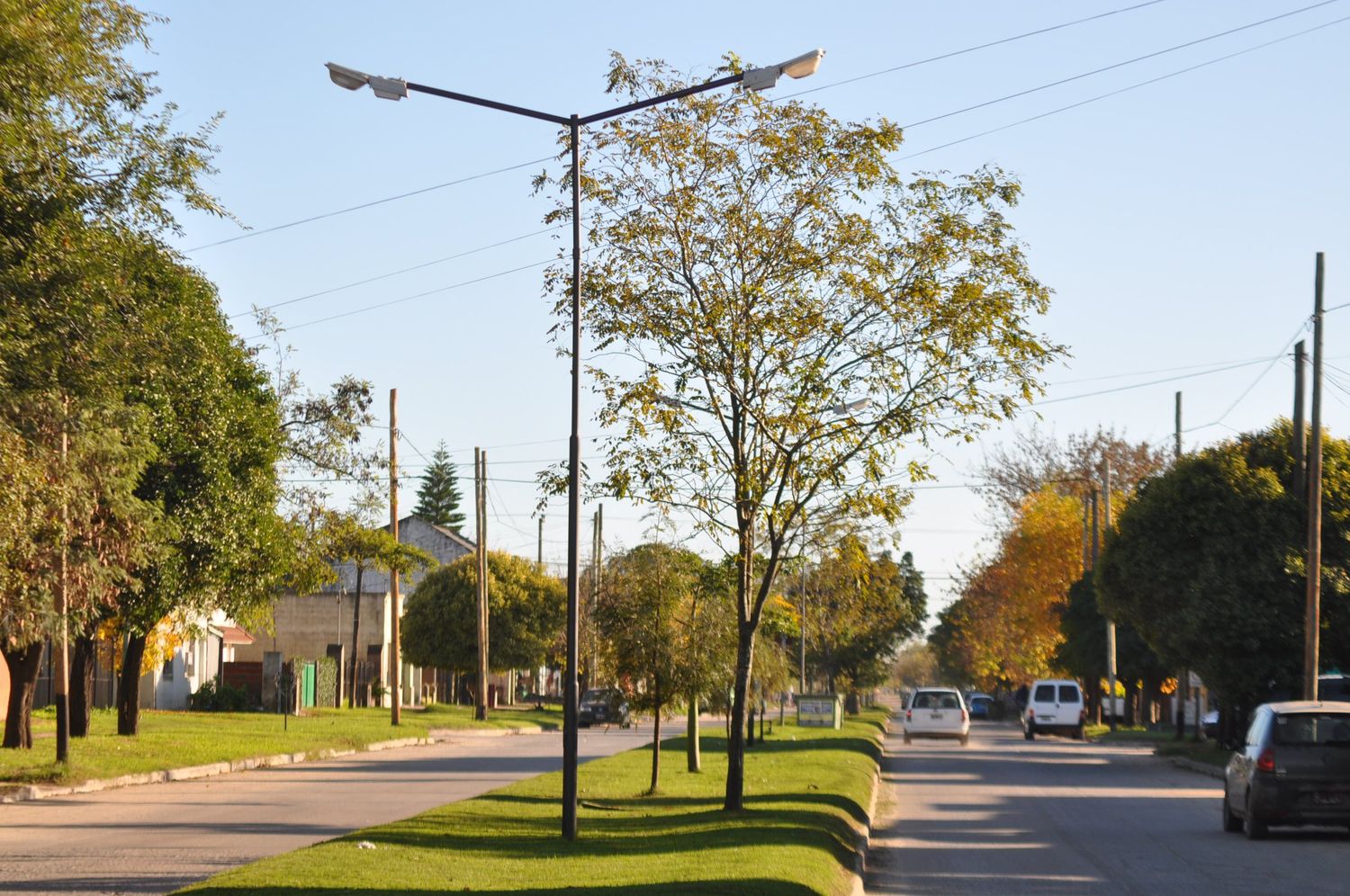 Chascomús: Colocarán nuevas luces led en la calle Machado entre Colombia y Escribano