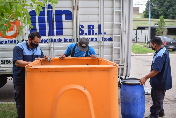 En los próximos días la municipalidad de Chascomús sumará un nuevo punto de recolección de aceite vegetal usado