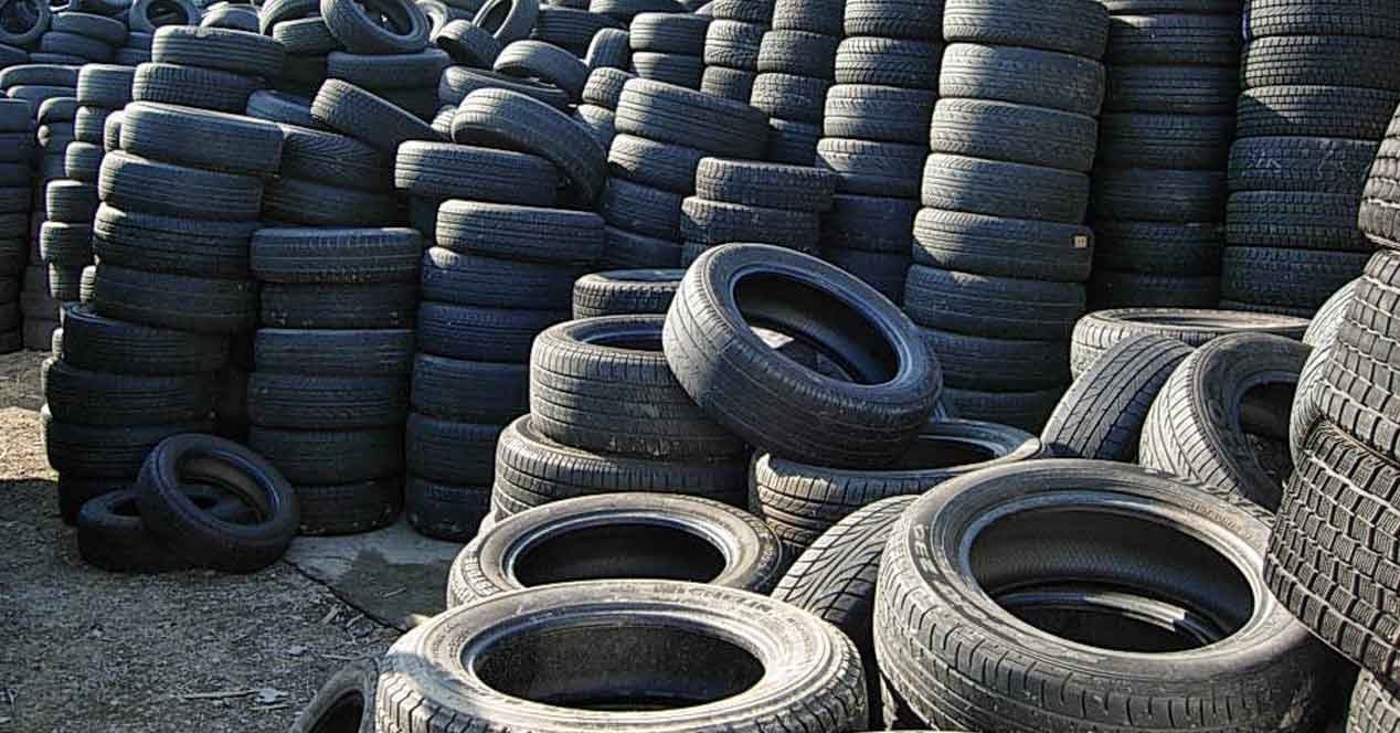 Se pone en marcha en Lezama una campaña para evitar la acumulación de neumáticos en desuso