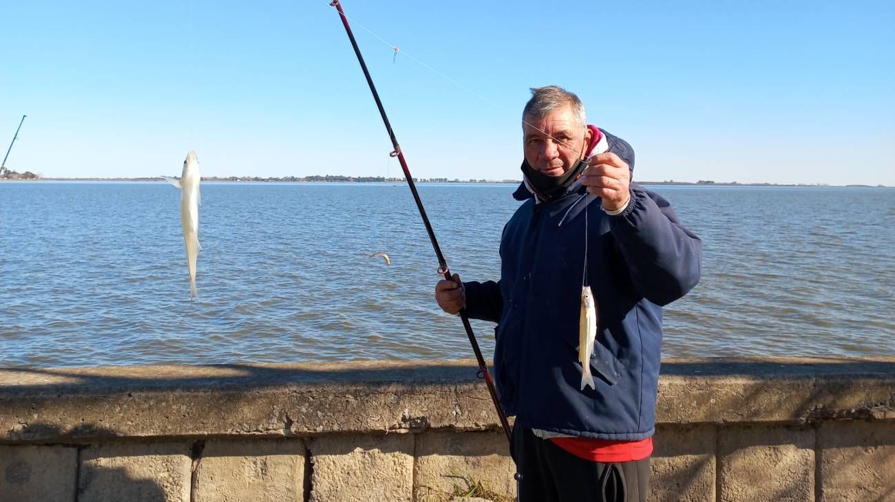 Pesca: Chascomús de costa con dobletes y tripletes