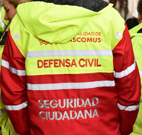 A pesar de las intensas lluvias y viento Defensa Civil brindó asistencia a un número reducido de familias en Chascomús