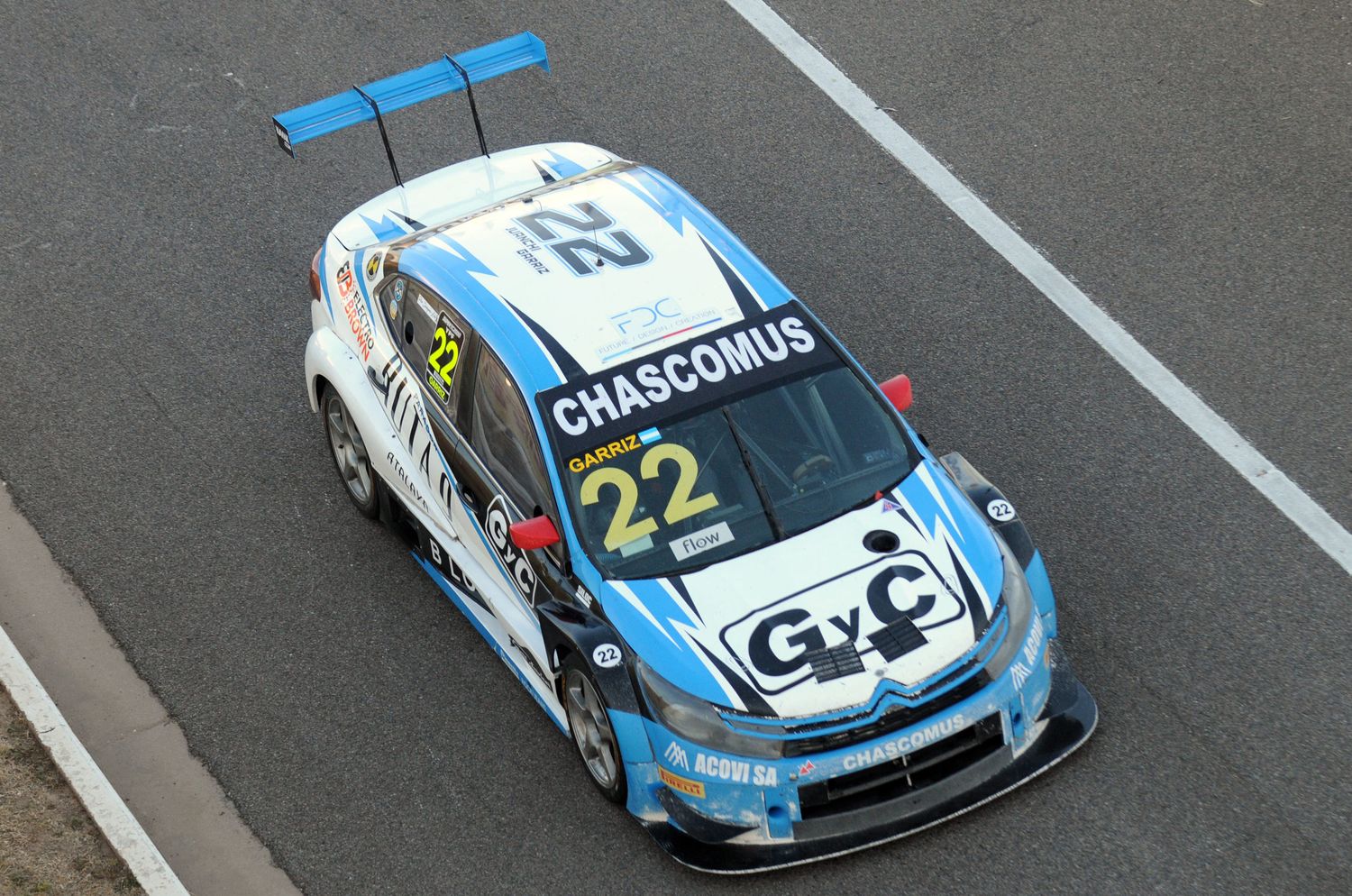 Súper TC2000: Juan José Gárriz finalizó el puesto 12 en La Pampa