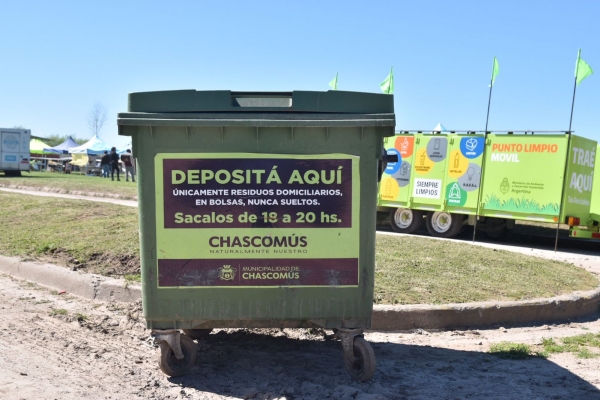 Se amplía el mapa de la ubicación de los contenedores de residuos en barrios de Chascomús