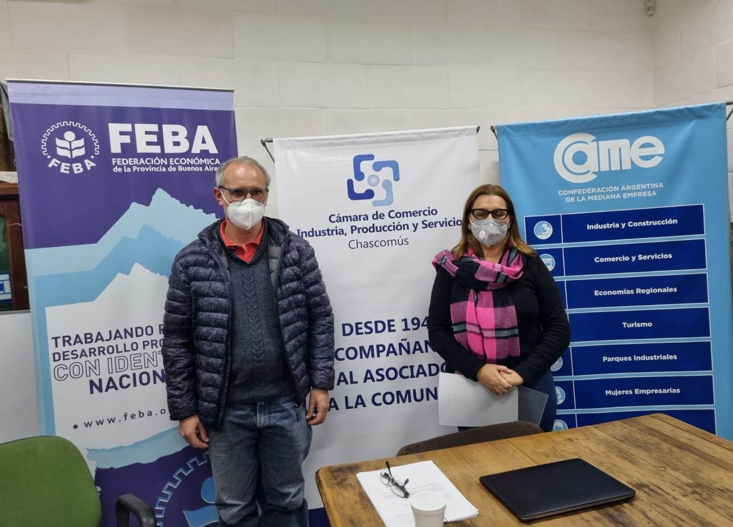 Se renovaron autoridades de la Cámara de Comercio, Industria, Producción y Servicios en Chascomús