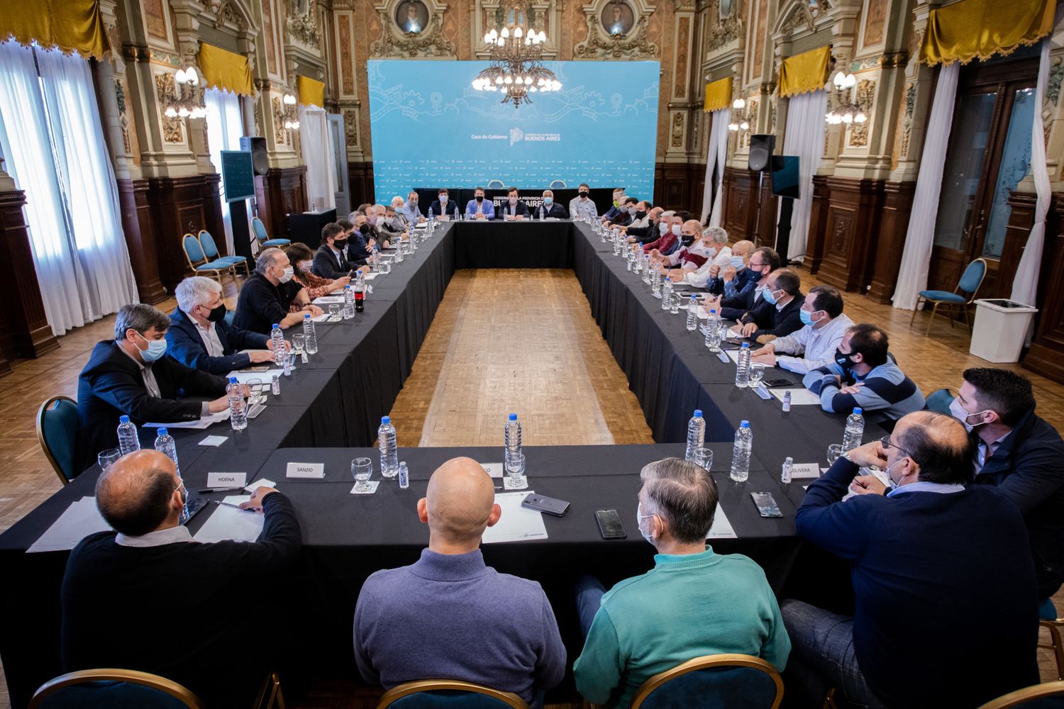 Kicillof se reunió con jefes comunales y analizaron demandas y pasos a seguir