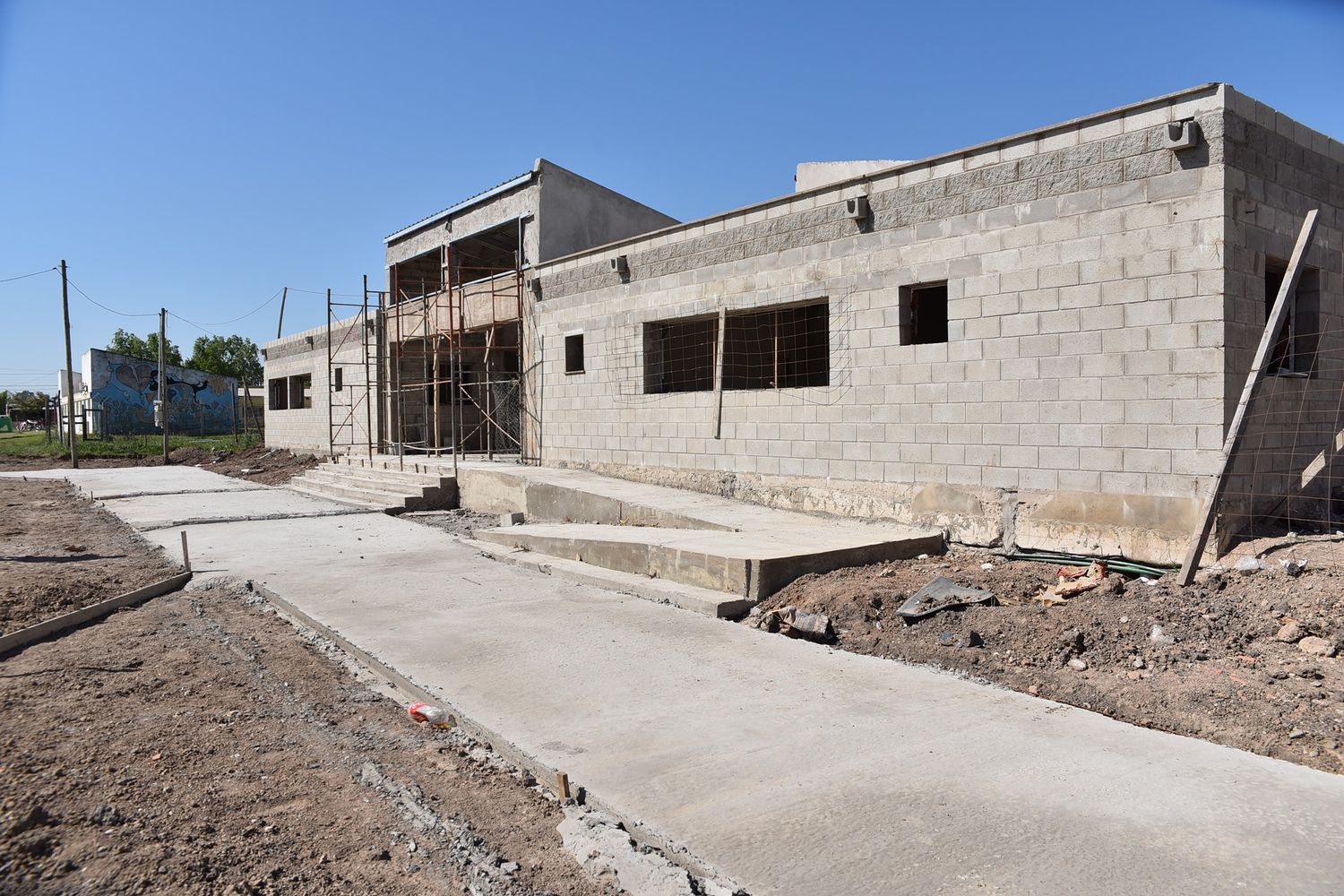 El nuevo edificio de Primera Infancia en el barrio 30 de Mayo se encuentra avanzado en un 70%