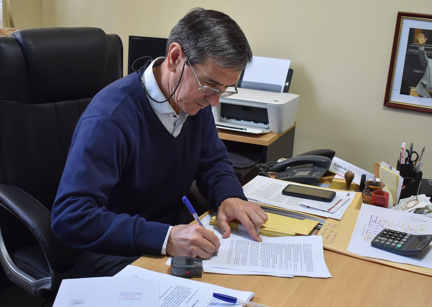 Harispe confirmó un bono de 5 mil pesos para los empleados municipales de Lezama