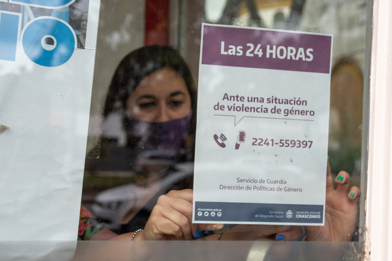 “Noviembre Violeta”: acciones de concientización en Chascomús acerca de las diversas formas de violencia de género