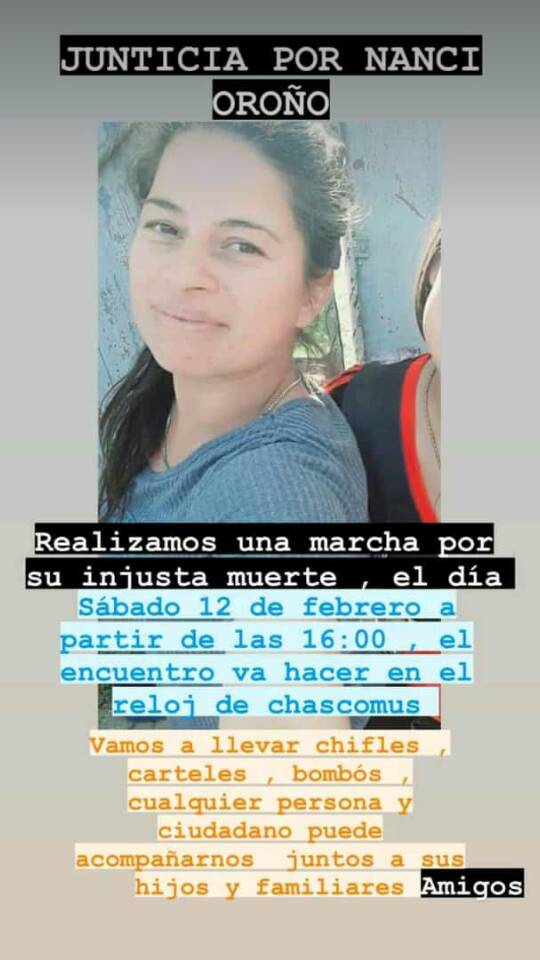 Familiares de Nancy Oroño marcharán este sábado en pedido de justicia