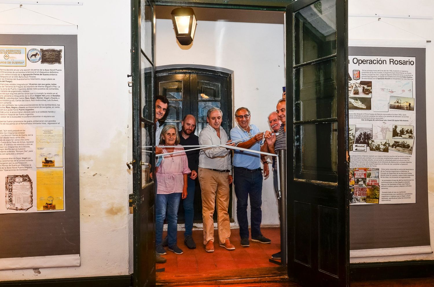 Quedó inaugurada formalmente la muestra sobre Malvinas en la Casa de Casco