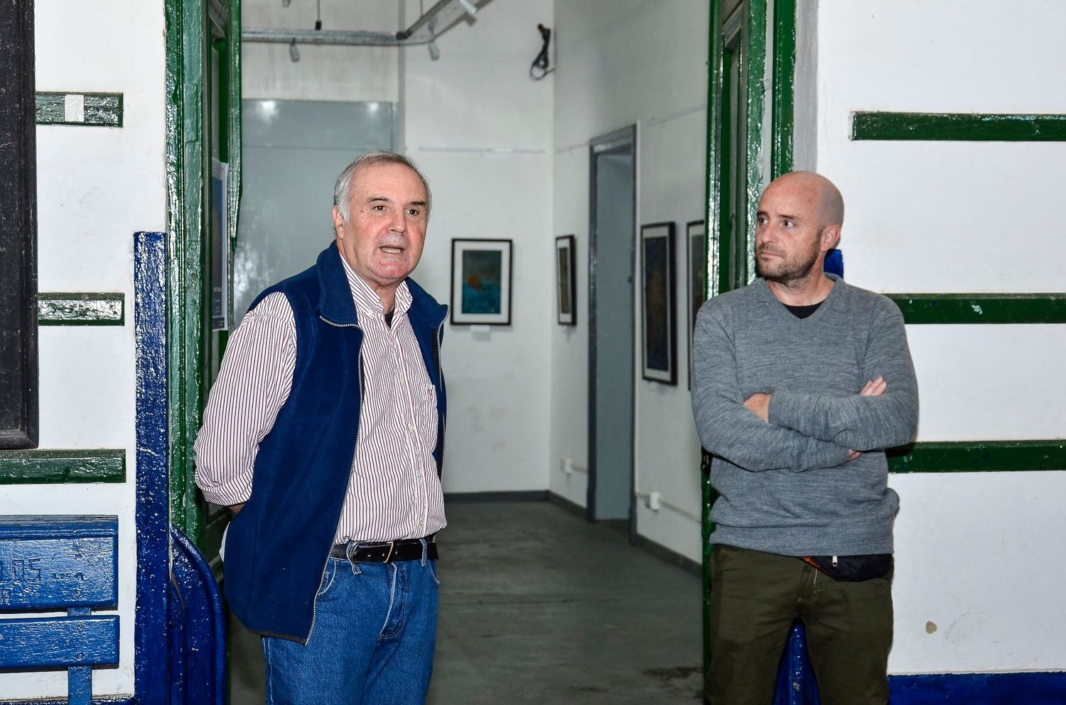 Quedó inaugurada ayer la muestra pictórica de Miguel Nápoli en la Vieja Estación