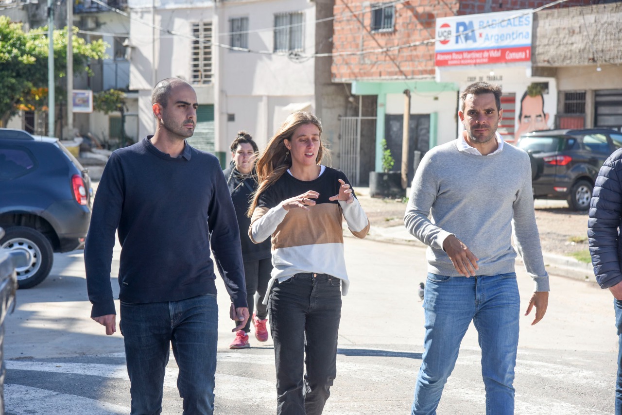 El intendente de San Nicolás recorrió el barrio porteño de Rodrigo Bueno junto a funcionarios de Rodríguez Larreta