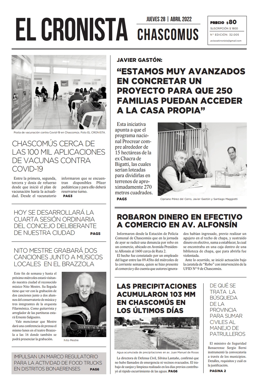 Tapa 28 abril 2022