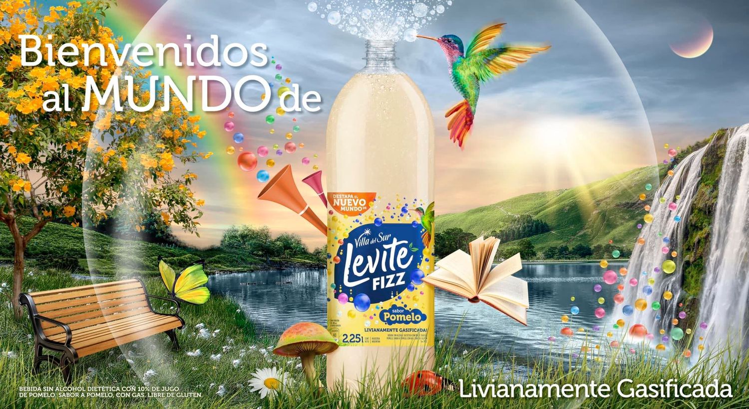 SE PRODUCE EN VILLA DEL SUR EN CHASCOMÚS: Levité se suma a la categoría de gaseosas de la mano de Fizz