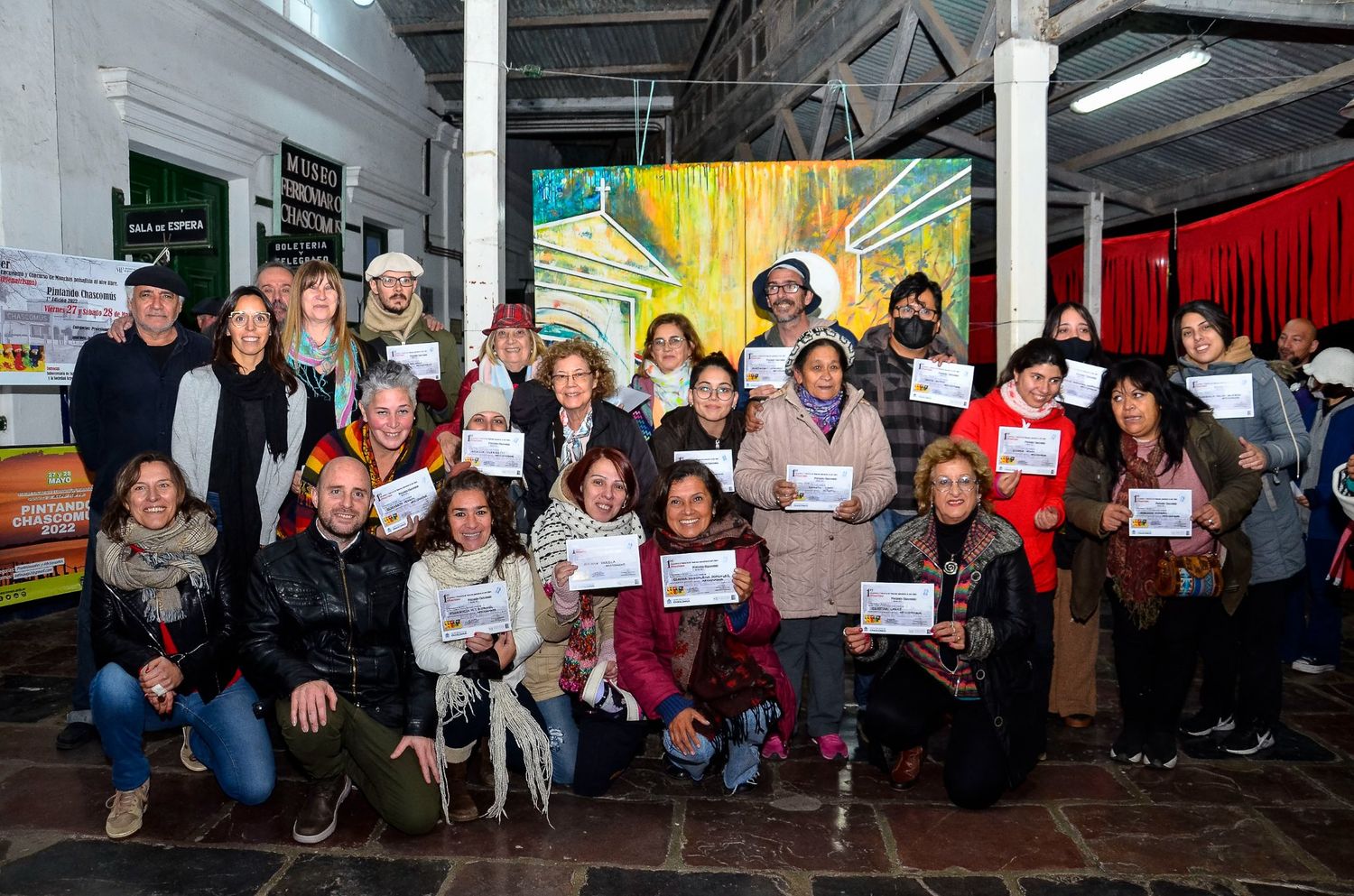 Más de 70 artistas plásticos retrataron distintos rincones de Chascomús