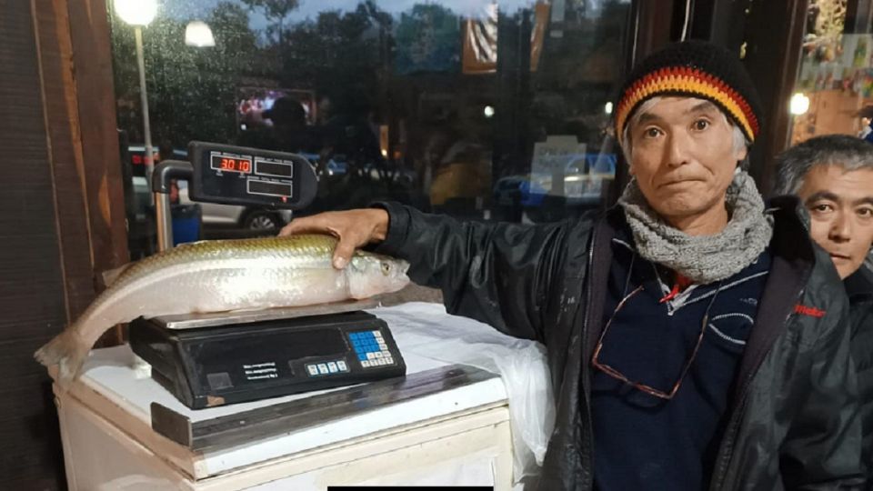 Madariaga: Super pejerrey en Salada Grande