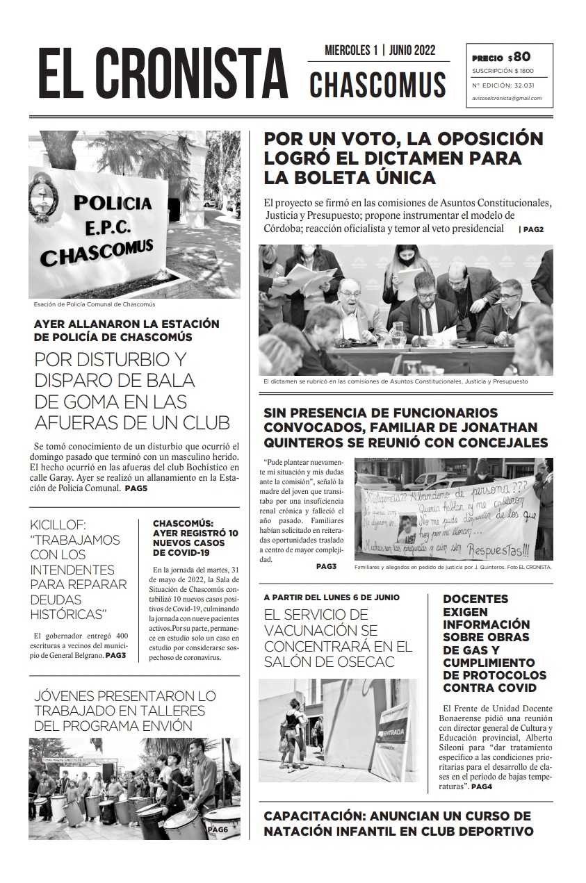 TAPA 1 JUNIO 2022