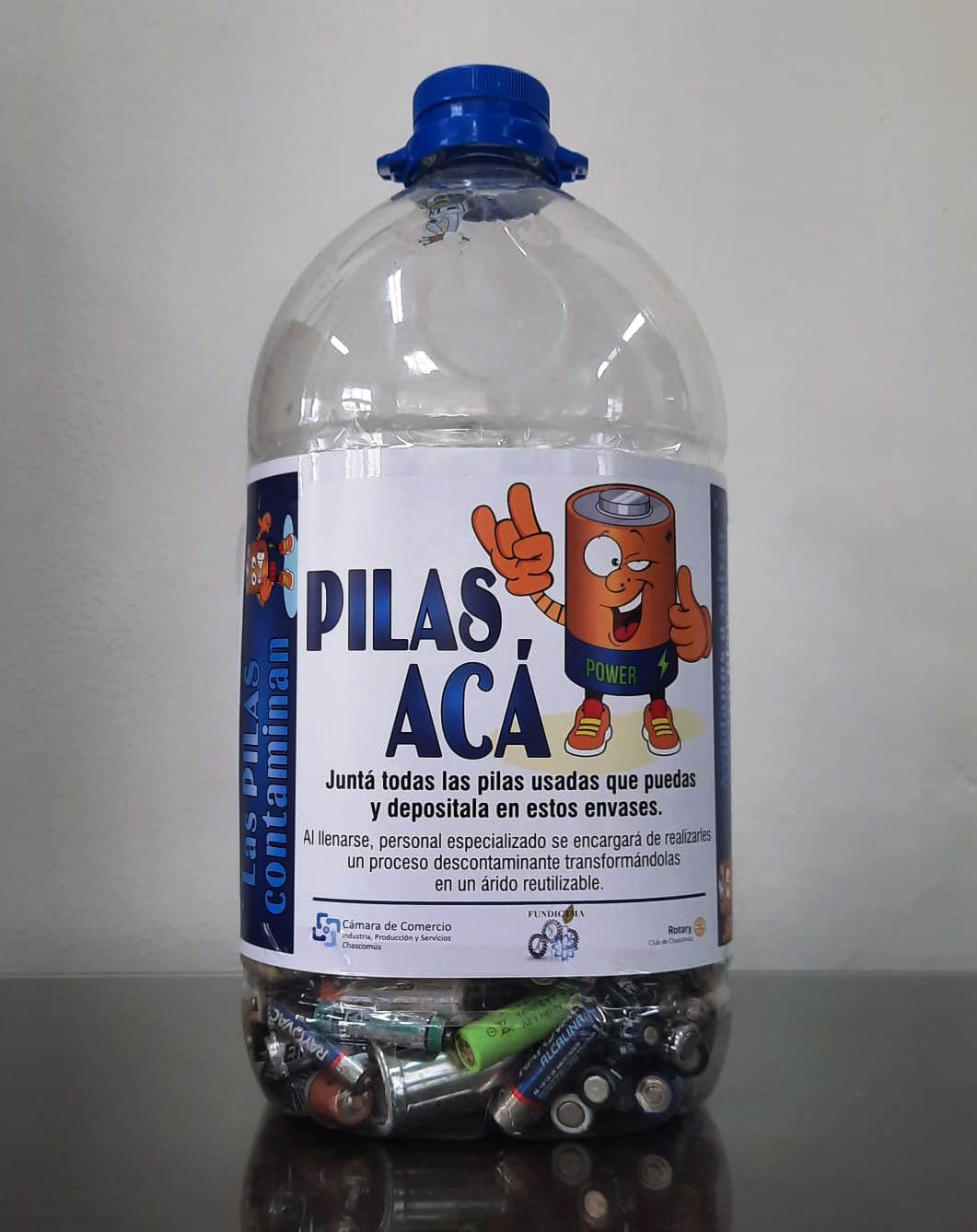 “Sacate las pilas”, un programa de recolección y tratamiento de pilas en desuso en Chascomús