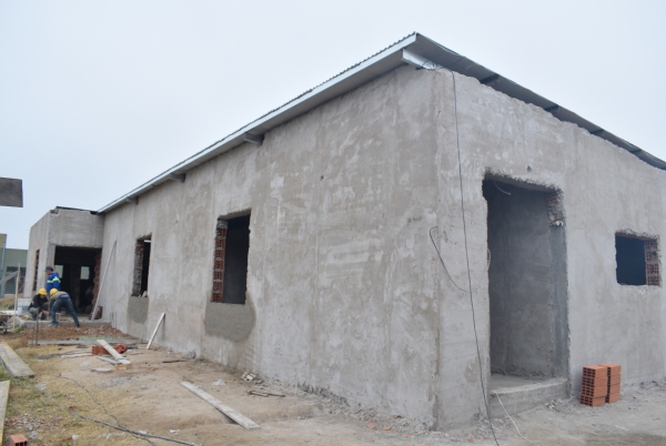 Avances en la construcción del CAPS para el barrio San Cayetano