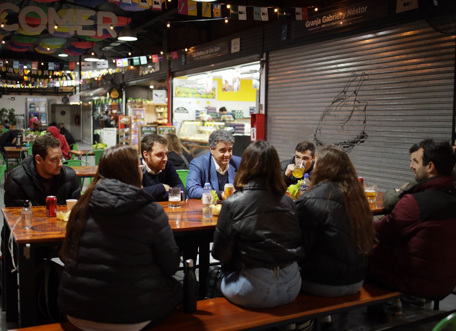 Jorge Macri y Ferrario se reunieron con jóvenes preocupados por la ley de alquileres