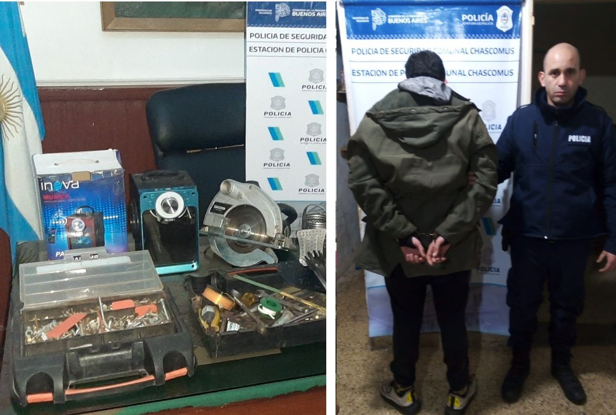 Se logró recuperar elementos robados de una obra en construcción