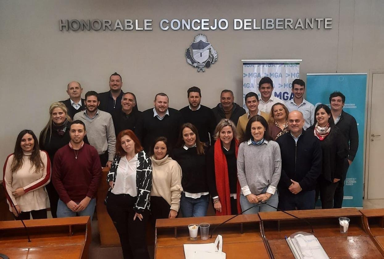 Representantes de la OMIC Pila participaron de un encuentro en Miramar