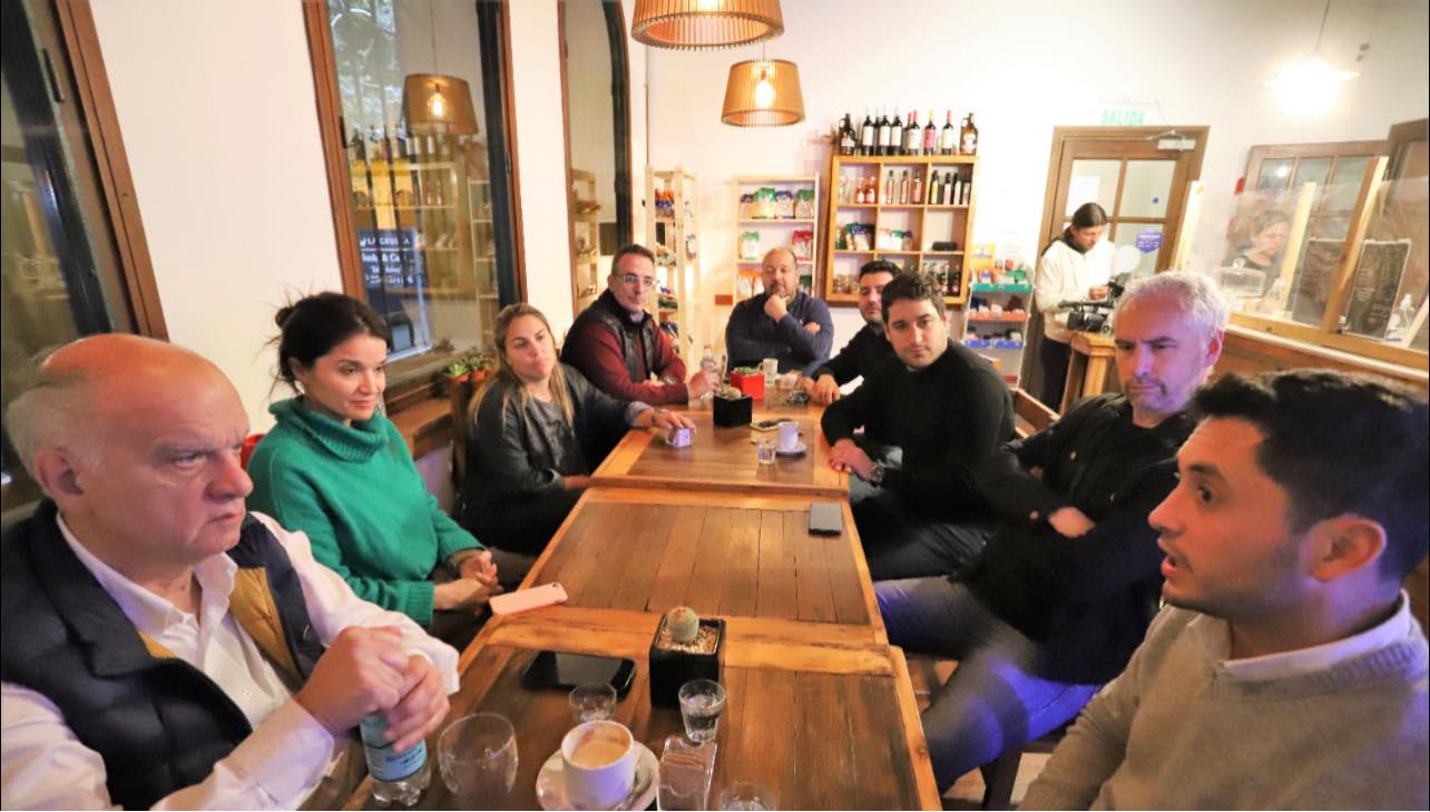 Néstor Grindetti visitó Chascomús, Magdalena y Punta Indio