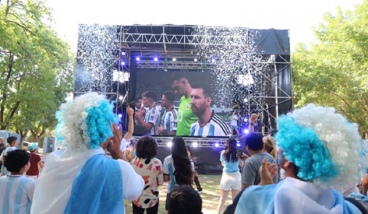 CHASCOMÚS: La Municipalidad instalará una pantalla gigante para compartir juntos el partido de Argentina frente a Países Bajos