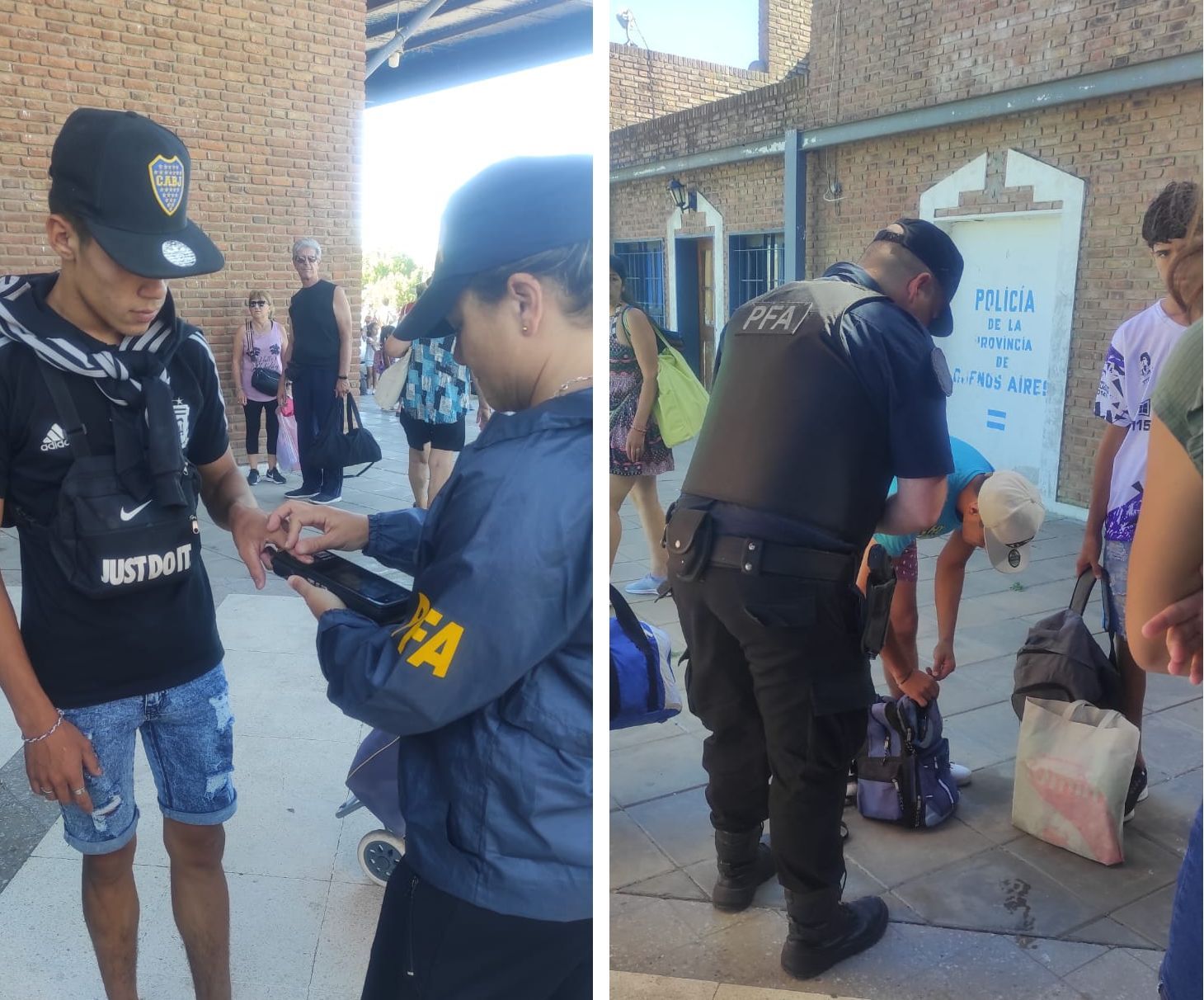 La Policía Federal realizó importante operativo en la Estación Ferroautomotor de Chascomús