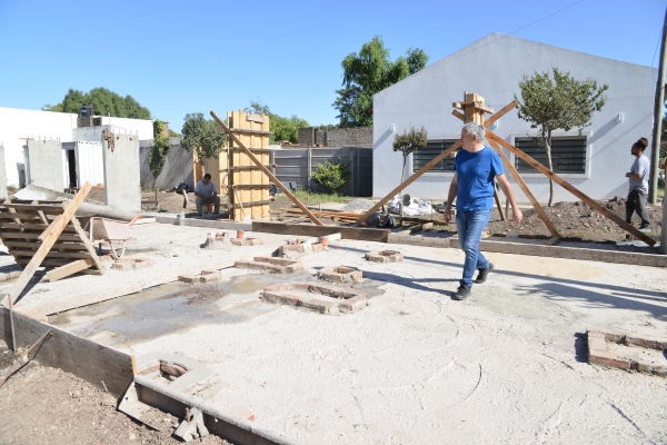 Avances en la construcción del nuevo centro de desarrollo infantil en el San Luis