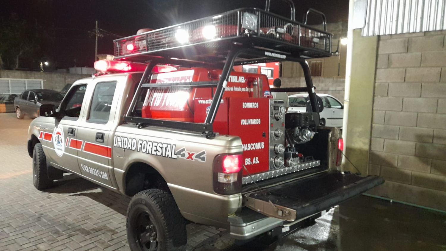 Los Bomberos de Chascomús sumaron una nueva unidad para combatir incendios forestales