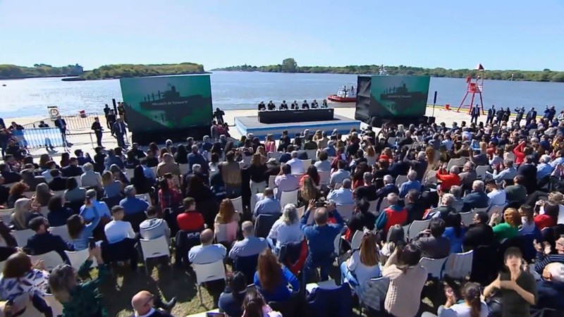 El Gobierno presentó la licitación del Canal Magdalena y anunció el inicio del ente de la Hidrovía