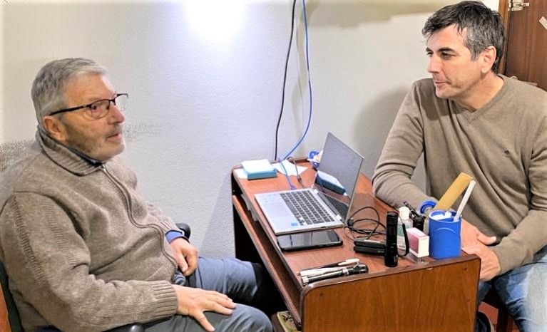 El precandidato a intendente Ramiro Ferrante se reunió con el pediatra Jorge Ortale