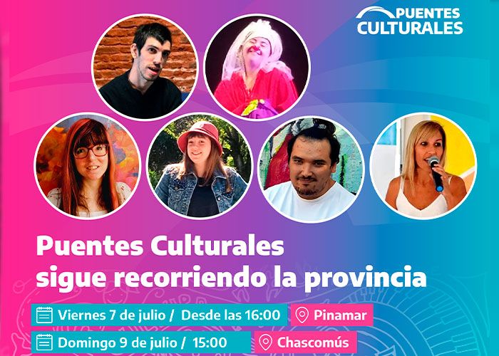 El Instituto Cultural llega a Pinamar y Chascomús con “Puentes Culturales”