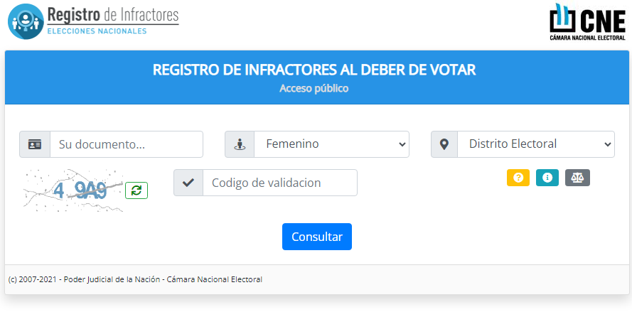 ¿De cuánto es la multa por no concurrir a votar y cómo se abona?