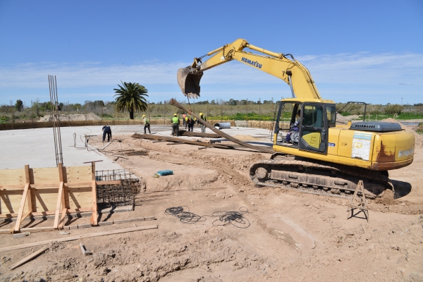 El intendente recorrió obras junto al Subsecretario de Recursos Hídricos de la Provincia