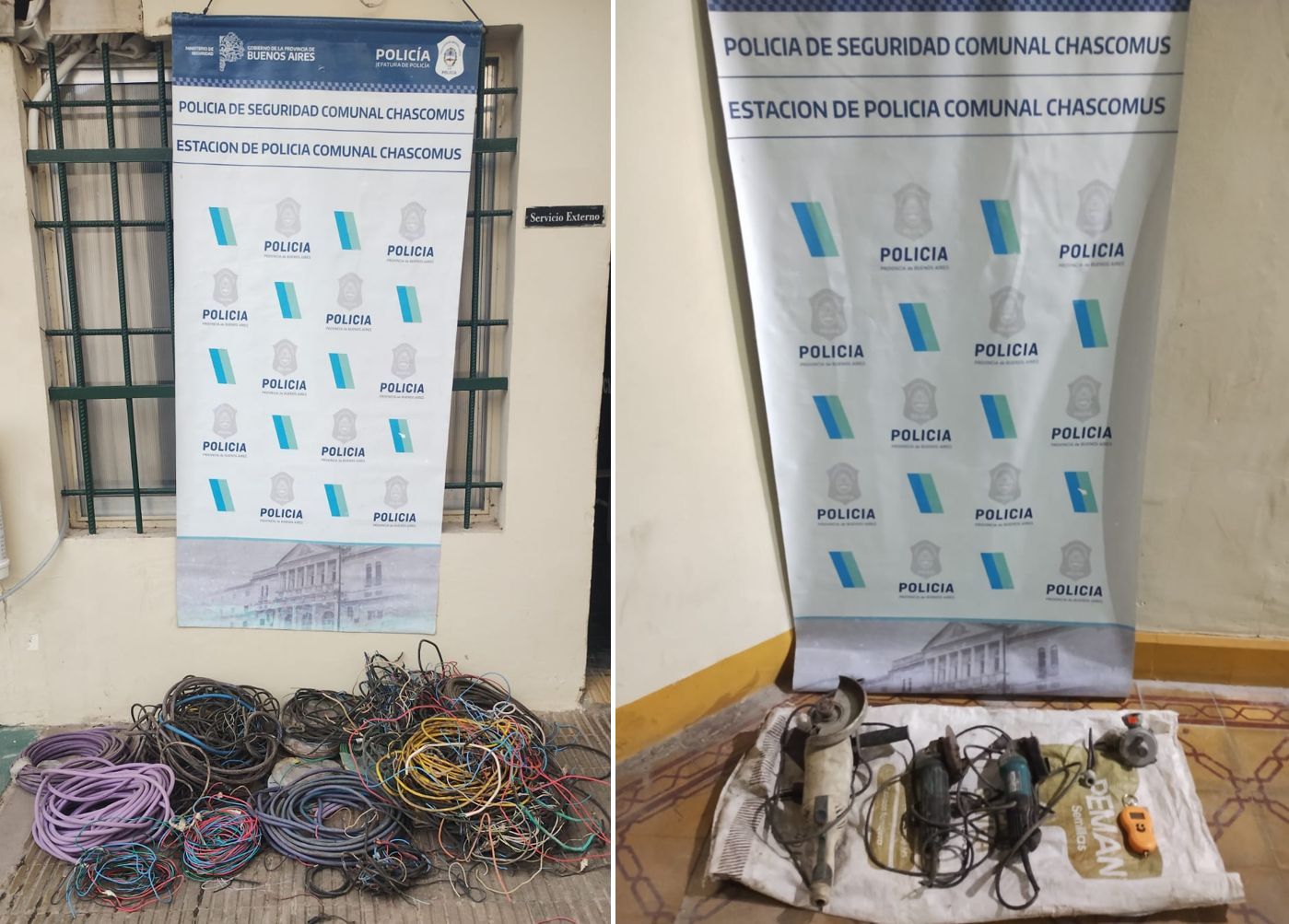 Se realizaron allanamientos por robos de cobre en nuestra ciudad