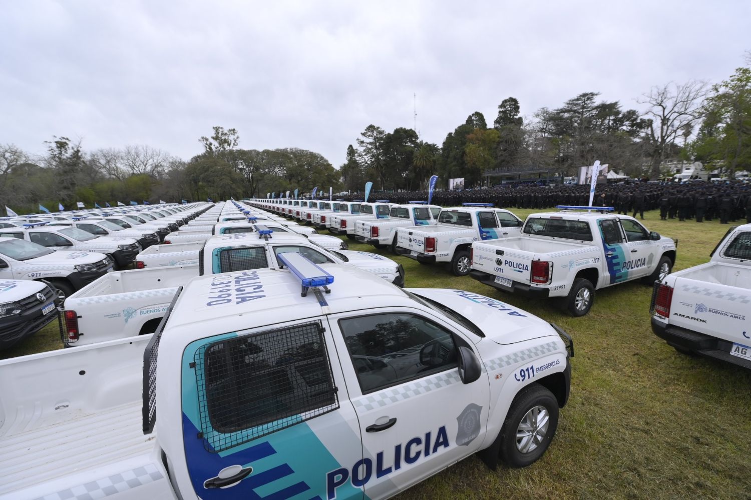 Kicillof y Berni pusieron en funcionamiento 325 patrulleros