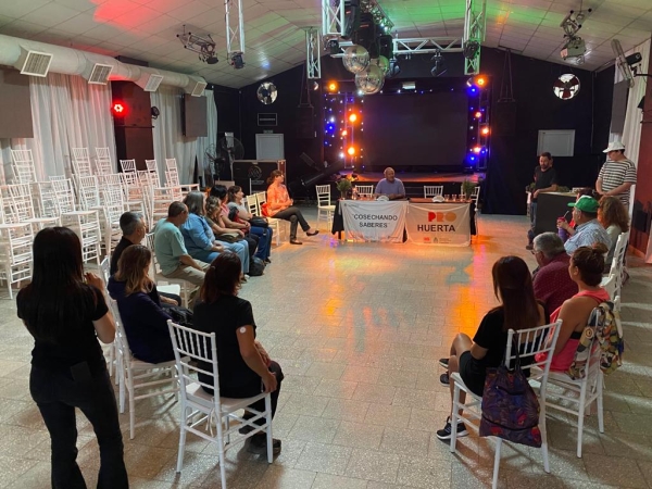 Programa cosechando saberes: encuentro de huerteros en Villa Luján