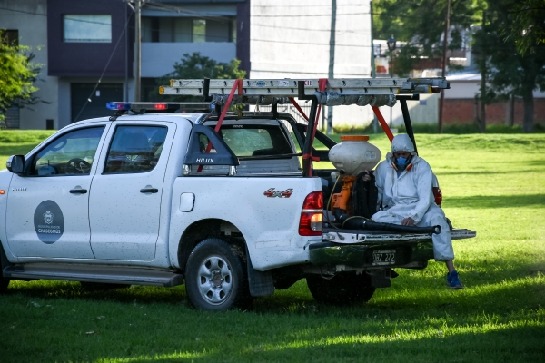 Realizan fumigación en diferentes zonas de Chascomús para evitar la proliferación de mosquitos