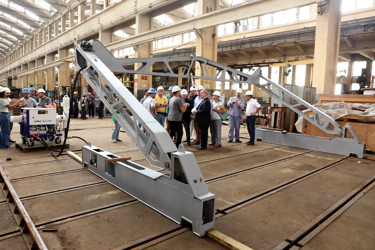 La UNLP y Astillero Río Santiago desarrollan una impresora 3D para la construcción de viviendas sociales