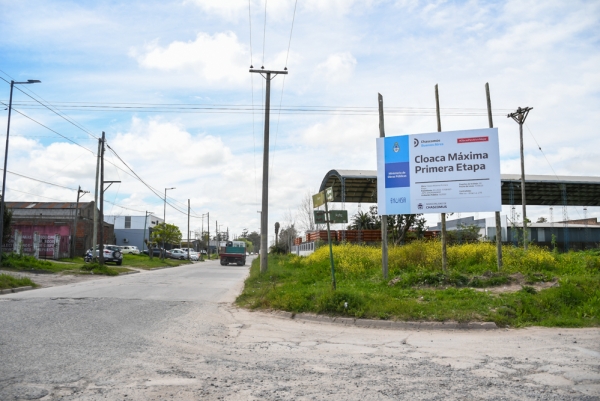 Obra pública: El gobernador Kicillof anunció la continuidad de la Cloaca Máxima en Chascomús