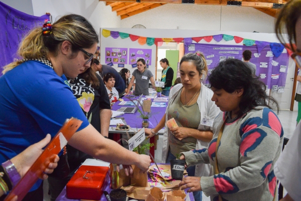Numerosas mujeres se dieron cita para participar de la jornada sobre salud integral y derechos