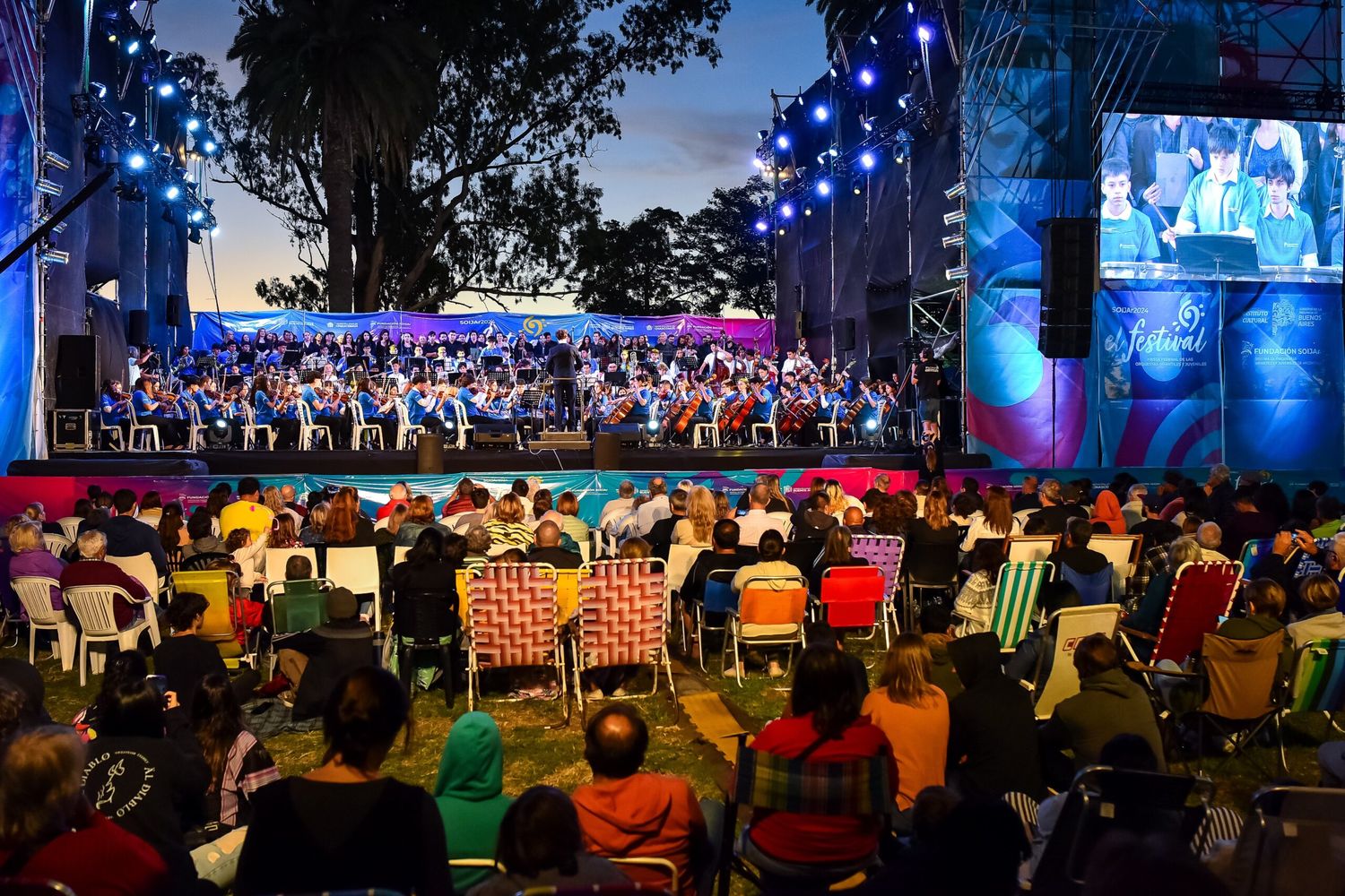 La TV Pública emitirá este domigo el “Concierto a la Alegría” realizado en Chascomús