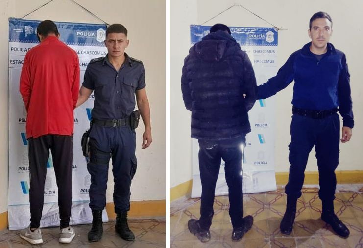 Uno de los delincuentes estaba con libertad condicional: Dos detenidos por robo calificado y uso de arma de fuego en Chascomús