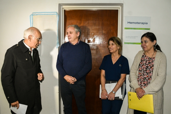 La sala de hemoterapia del hospital municipal lleva el nombre de Lydia Farace