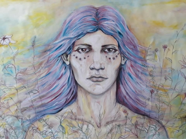 Exposición de dibujos, pinturas y esculturas cerámicas de Ariel Muñoz en el Museo Pampeano