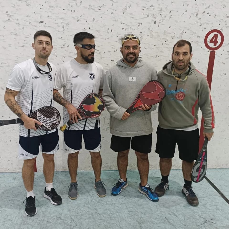 Destacada actuación de las parejas del club de Pelota Chascomús en el provincial de paleta