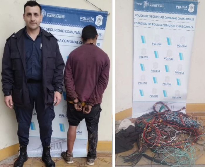 Aprehendido este martes por robo de cables en la fábrica EMEPA